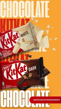 Flyer de chocolates KitKat